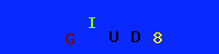 Blue Captcha Image