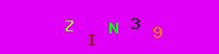 Blue Captcha Image