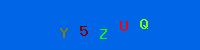 Blue Captcha Image