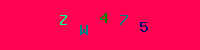 Blue Captcha Image