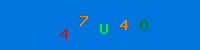 Blue Captcha Image