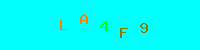 Blue Captcha Image