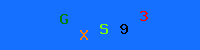 Blue Captcha Image