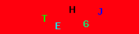Blue Captcha Image