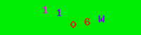 Blue Captcha Image