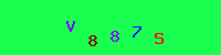 Blue Captcha Image