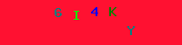 Blue Captcha Image