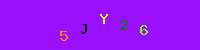 Blue Captcha Image