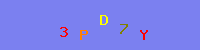Blue Captcha Image
