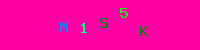 Blue Captcha Image