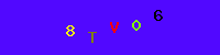 Blue Captcha Image