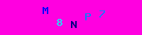 Blue Captcha Image