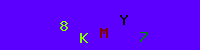 Blue Captcha Image
