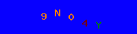 Blue Captcha Image