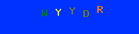 Blue Captcha Image