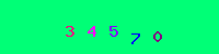 Blue Captcha Image