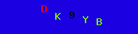 Blue Captcha Image