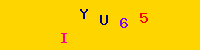 Blue Captcha Image