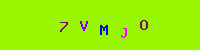 Blue Captcha Image