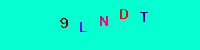 Blue Captcha Image