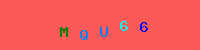 Blue Captcha Image