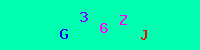 Blue Captcha Image