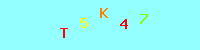 Blue Captcha Image