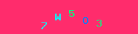 Blue Captcha Image