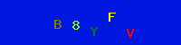 Blue Captcha Image