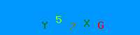 Blue Captcha Image