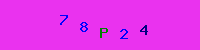 Blue Captcha Image