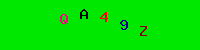 Blue Captcha Image