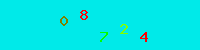 Blue Captcha Image