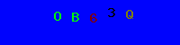 Blue Captcha Image