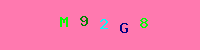 Blue Captcha Image