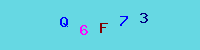 Blue Captcha Image