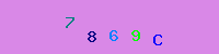 Blue Captcha Image