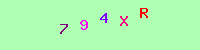 Blue Captcha Image