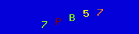 Blue Captcha Image