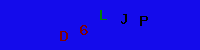 Blue Captcha Image