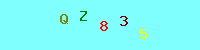 Blue Captcha Image