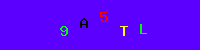 Blue Captcha Image