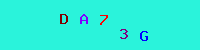 Blue Captcha Image