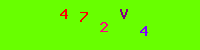 Blue Captcha Image