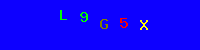 Blue Captcha Image
