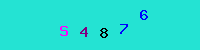Blue Captcha Image