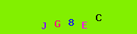 Blue Captcha Image