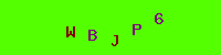 Blue Captcha Image