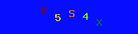 Blue Captcha Image