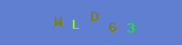 Blue Captcha Image